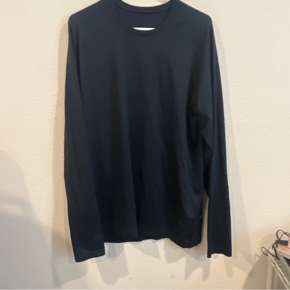 Lululemon men’s size X-Large dark navy blue long sleeve tech shirt - Picture 1 of 7